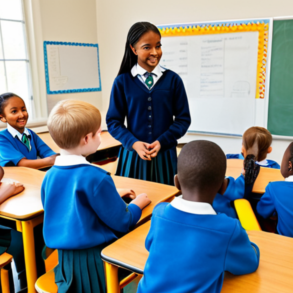 **

"A brightly lit classroom filled with diverse children, fully clothed in modest school uniforms, participating in a game-based learning activity, safe for work, appropriate content, family-friendly, perfect anatomy, correct proportions, well-formed hands, proper finger count, natural body proportions, professional classroom setting."

**