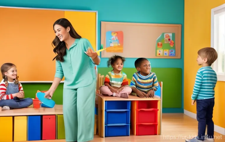 유아교육지도사 자격증 시험 후 새로운 커리어 탐색 - **Prompt for "Preschool Teacher / Daycare Educator":**
"A cheerful female preschool teacher, age...