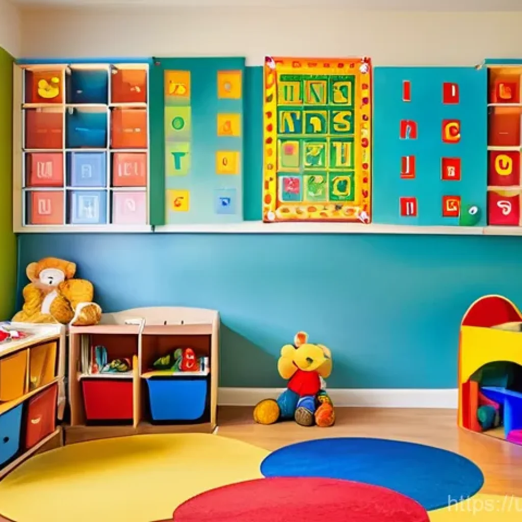 유아교육지도사 자격증 취득 후 첫 강의 준비법 - **Prompt:** A vibrant and inviting preschool classroom designed as a "children's paradise." The room...