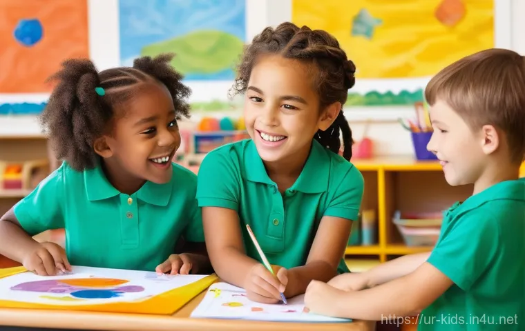 유아교육지도사 실기시험 준비와 관련된 조언 - **Prompt 1: Joyful Learning in a Colorful Classroom**
"A vibrant and brightly lit classroom scen...