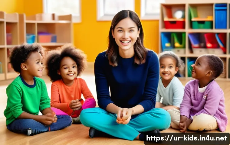 유아교육지도사 실기 시험 준비에 유용한 앱 - **Prompt 1: Joyful Interactive Learning in a Diverse Classroom**
"A vibrant, brightly lit early ...
