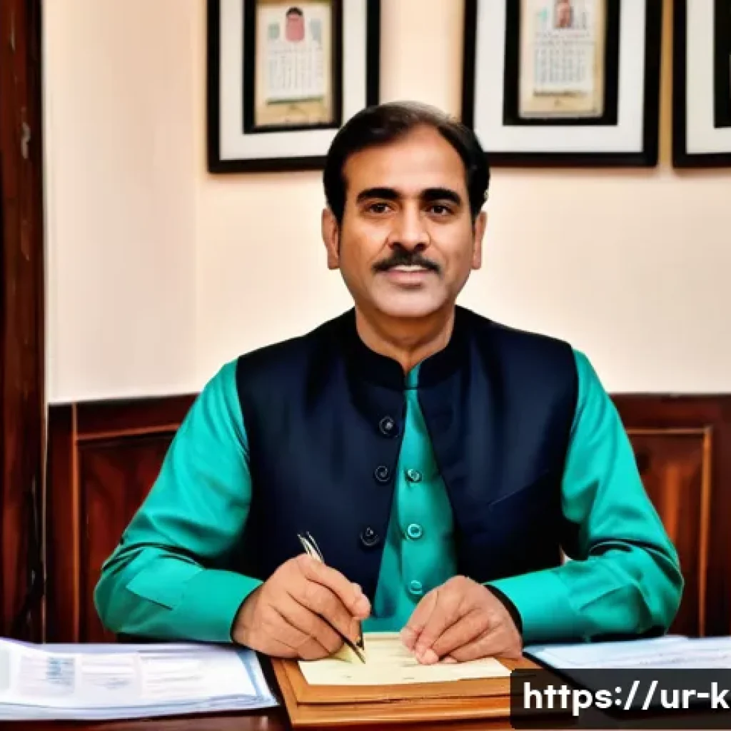 유아교육지도사 자격증 갱신 절차 - A professional Pakistani educational guide office scene showing a middle-aged male educator wearing ...
