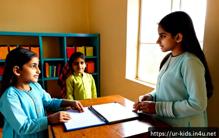 Home 17 유아교육지도사 실무 사례 연구 방법 - Photorealistic early childhood education case study scene in a welcoming Pakistani preschool classro...